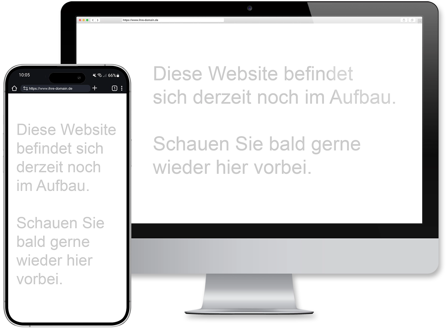 Webdesign Website Neukunde im Aufbau